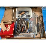 Two boxes of vintage tools