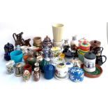 A mixed lot of ceramics to include Denby, Priddoe's, Echo, Maruhon ware etc