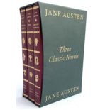 Folio Society, edition of three Jane Austen novels to include Pride and Prejudice, Emma and Sense