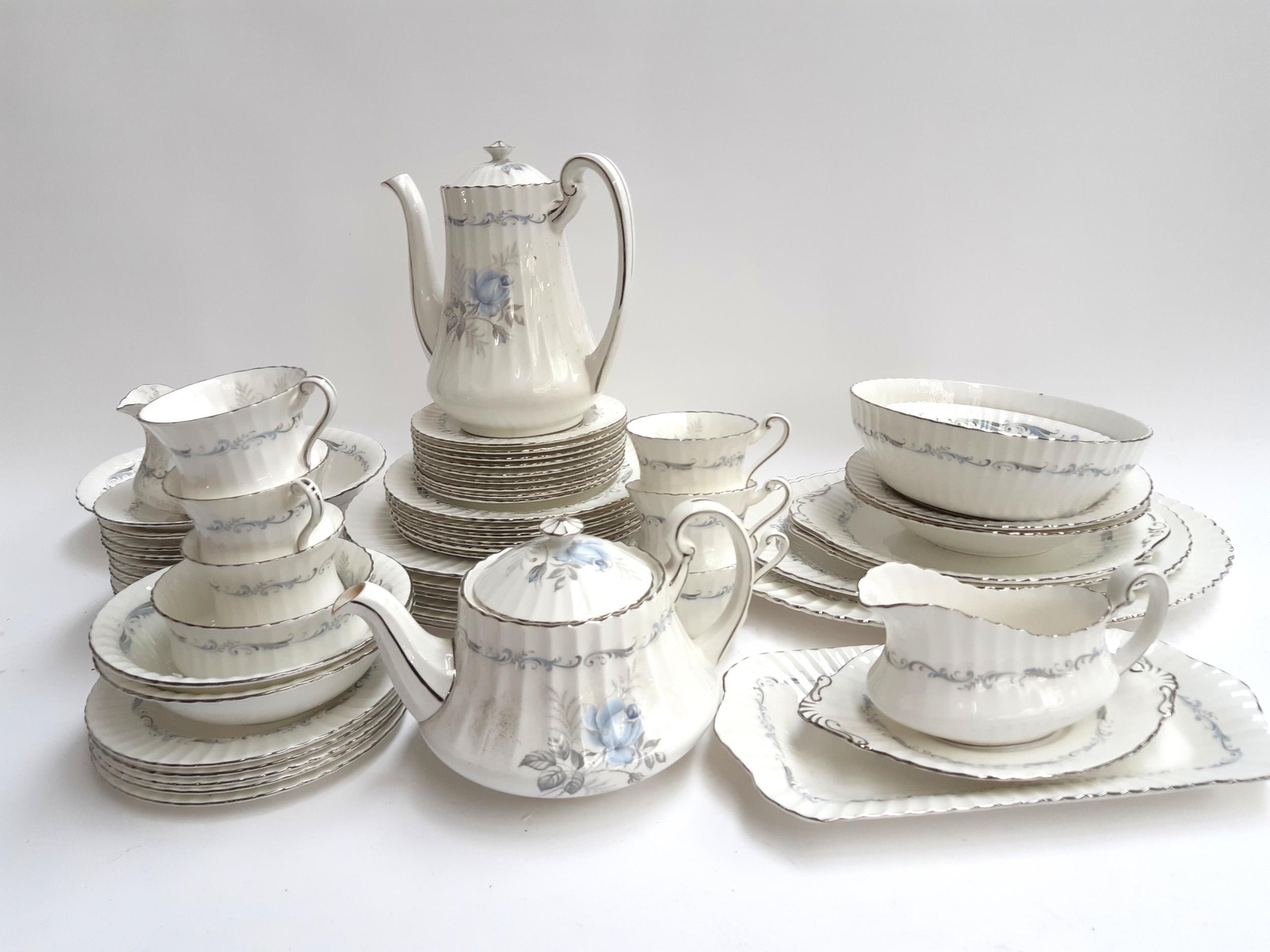 A Paragon 'Morning Rose' dinner service (approx. 61 pieces) comprising teapot, coffee pot, dinner - Image 2 of 2