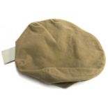 A Holland & Holland cotton canvas cap, sand colour, size XL