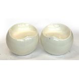 A pair of Poufball XL boom designer, lacquered ABS, approx. 54cmW