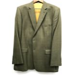 A Brook Taverner tweed jacket, 46R and jacket cover