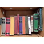 A box of Folio society edition hardback books to include Anthony Trollope, Siegfried Sassoon,