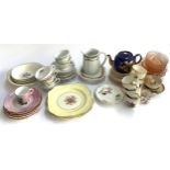 A mixed lot of tea wares to include Midwinter, doll's china etc