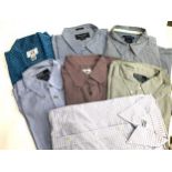 A quantity of gents shirts to include Armani, Abercrombie & Fitch, Tommy Hilfiger, Polo, Lacoste,