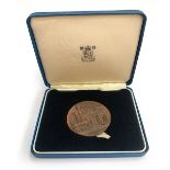 A DOW cased medal