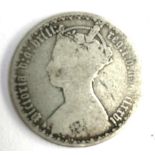 A Queen Victoria one florin 1876