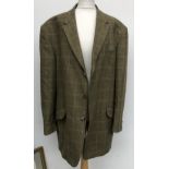 A Swaine Adeney wool/cashmere single breasted gents jacket, size 48R