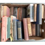 A mixed box of good old hardback books to include early Henry James, Hilaire Belloc etc