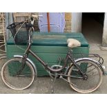 A Hercules Folda ladies folding shopper bicycle, with Sturmey Archer three speed hub