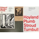 Marlborough New London Gallery, 28 August-15 September 1962 poster, 'Hoyland, Plumb' Stroud,