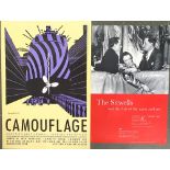 Exhibition posters: Camouflage, Scottish Arts Council Touring Exhibition, Imperial War Museum, 1989,