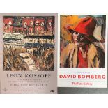 Exhibition posters: David Bomberg, Tate Gallery, 1988, 76x51cm; together with Leon Kossoff,