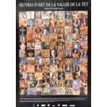 Oeuvres D'Art De La Vallee De La Tet, Pyrenees-Orientales, poster, 85x60cm