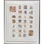 Beatrix Potter Alphabet, retailed by Dragons of Walton Street, 70x55cm