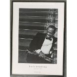 Louis Armstrong, High Society poster, 70x50cm