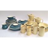 A Poole pottery 'Thistlewood' part dinner service to include coffee pot, plates, teacups, bowls, (