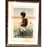 A colour print, Draner, 'Angleterre 1864 - Highlander', 34x22cm