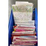 A quantity of mainly Ordnance Survey maps to include Dartmoor, Northern Ireland Road Map, etc
