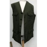 A Holiday by Bidco, made in Kenya, safari gilet, size 40