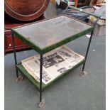 A vintage electric heated hostess trolley