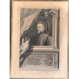 George Virtue, 19th century engraving of Chaucer, 36x24cm