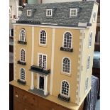 A four storey dolls house, 100x55x107cmH