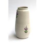 A mid century West German vase with abstract design, 26cmH