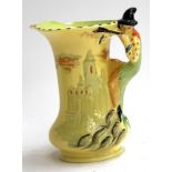 A Burleigh ware pied piper jug, 22cmH