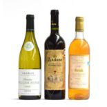 2008 William Fevre Chablis, Burgundy (75cl/12.5%); 1992 Chateau Du Vivier Sauternes (75cl/13%); 2008