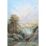 R Macauley (British late 19th century), 'On the Wye' and 'The Wye, Aberedw', watercolour, signed,
