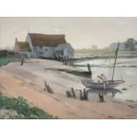 Edwin Byatt (1888-1948), 'A River Landscape', St. Osyth on the River Coln, between Brightlingsea and