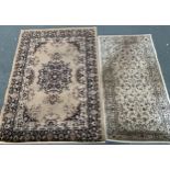 Two rugs, 170x120cm and 152x81cm