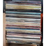 A mixed box of vinyl LPs to include Spandau Ballet, The Carpenters, Barry Manilow etc