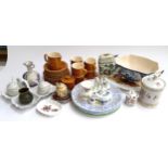 A Hornsea 'Saffron' part tea service; together with a mixed lot of ceramics to include Secla