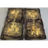 A pair of small Axminster rugs, 165x86cm