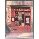 After Chiu Tak Hak, print of a wine shop, 99x68cm