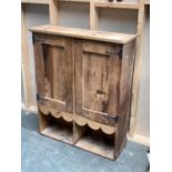 A pine kitchen cabinet, 82x28x100cmH