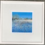Paul Evans, 'Winter Teasels', colour print, signed, titled and numbered 3/95, 28x28cm