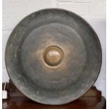 A large bronze gong, 51cmD