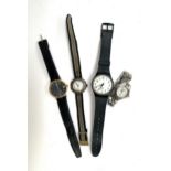 A small .925 silver wrist watch; a gent's Swatch; a Rotary quartz watch; and an Ellesse watch (4)