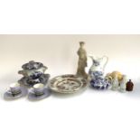 A mixed lot of ceramics to include Masons 'Dublin', small lidded tureen, Royal Crown Derby, The