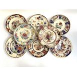 Eight Masons Ironstone limited edition plates from Masons Historic Collection