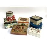 A mixed of vintage tins to include Fortnum & Mason etc