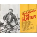 'The Hunter' (1980), British Film quad poster starring Steve McQueen, (no pin holes), 76x102cm