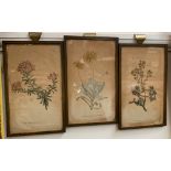 A set of three 18th century botanical colour engravings, c.1795, 21.5x12.5cm, published by W. Curtis