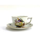 A Herend pattern number 700 oversized cup and saucer