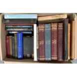 A mixed box of books to include military history, The World War 1914-1918 vols 1-2, The War