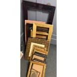 A large quantity of picture frames, approx. 20